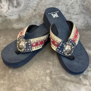 SOUTH MAIN WEDGE SANDALS
